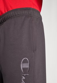 Champion ICONS STRAIGHT CUFF PANTS TONAL LOGO - Spodnji deli trenirk - anthracite