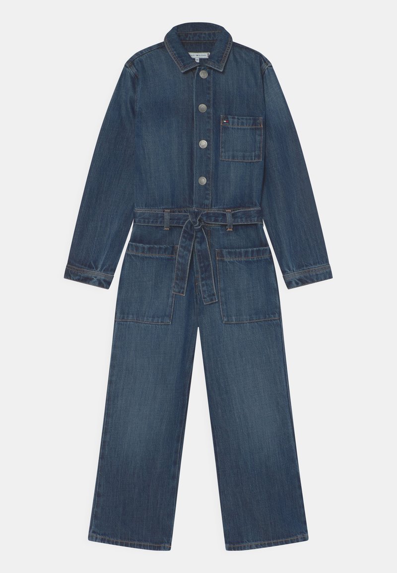 Tommy Hilfiger OVERALL Jumpsuit darkblue denim Zalando.de