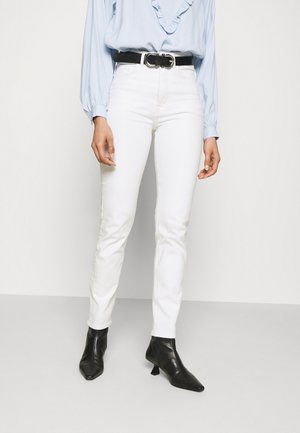 Straight leg jeans - white denim