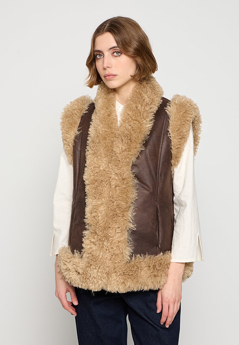 Oakwood Bodywarmer donkerbruin