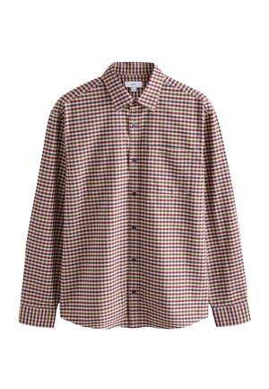 Next, REGULAR FIT - BRUSHED LONG SLEEVE CHECK - Overhemd - neutral