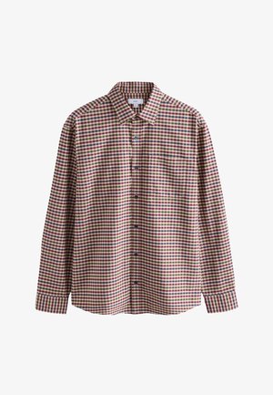 Next, REGULAR FIT - BRUSHED LONG SLEEVE CHECK - Camicia - neutral