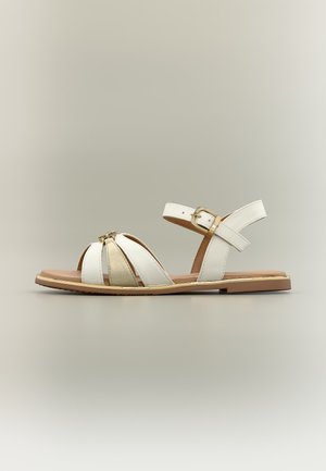 Tommy Hilfiger MARY - Σανδάλια - white/platinum-coloured