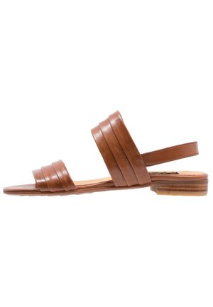 Sandales - cognac