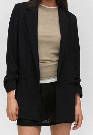 Mango Abrigo corto - black