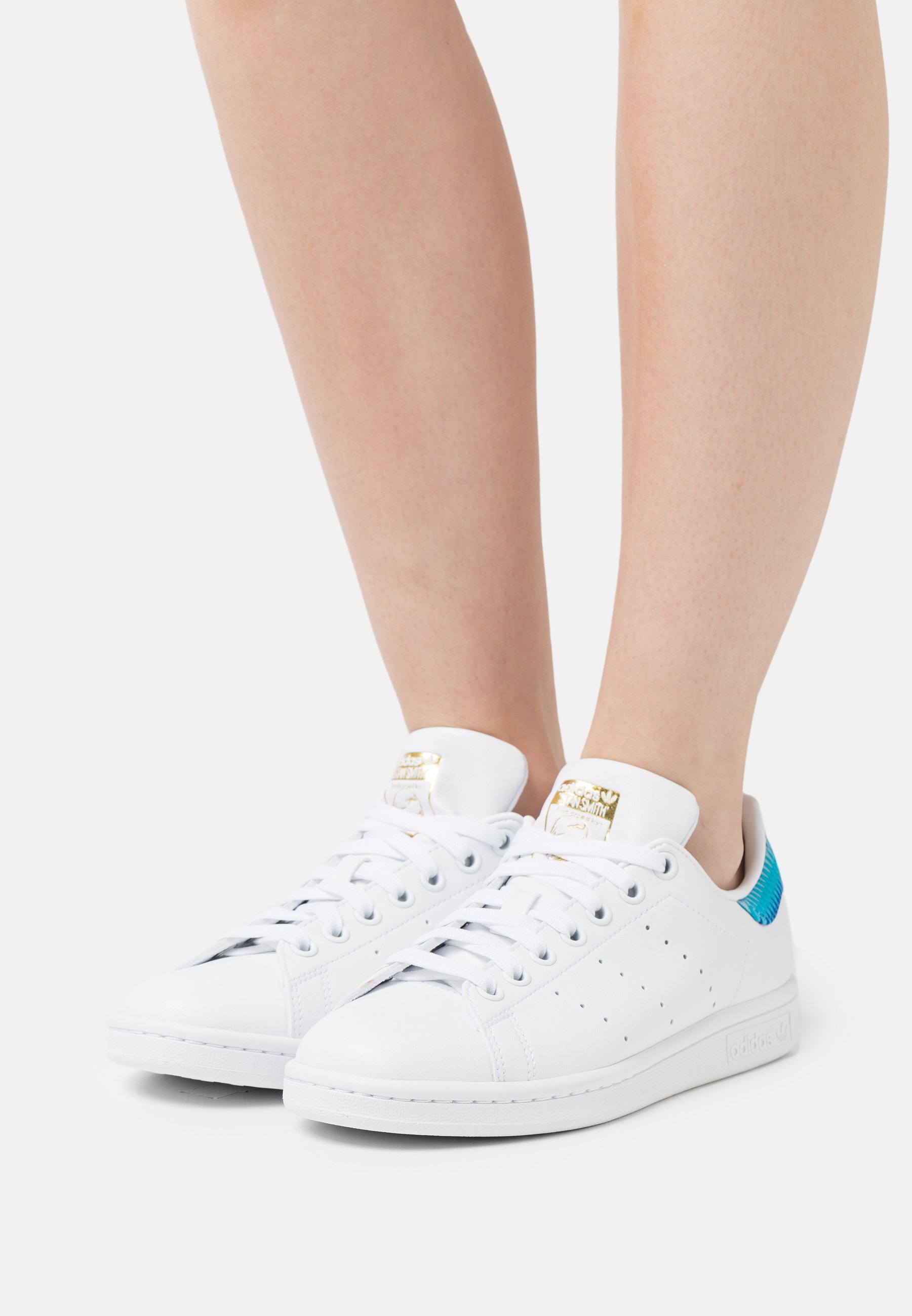 stan smith blue gold