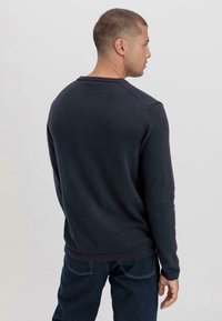 hessnatur V REGULAR  - Strickpullover - marine