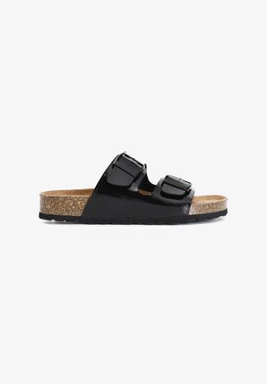 CAFèNOIR, Slip-on sandaler - black