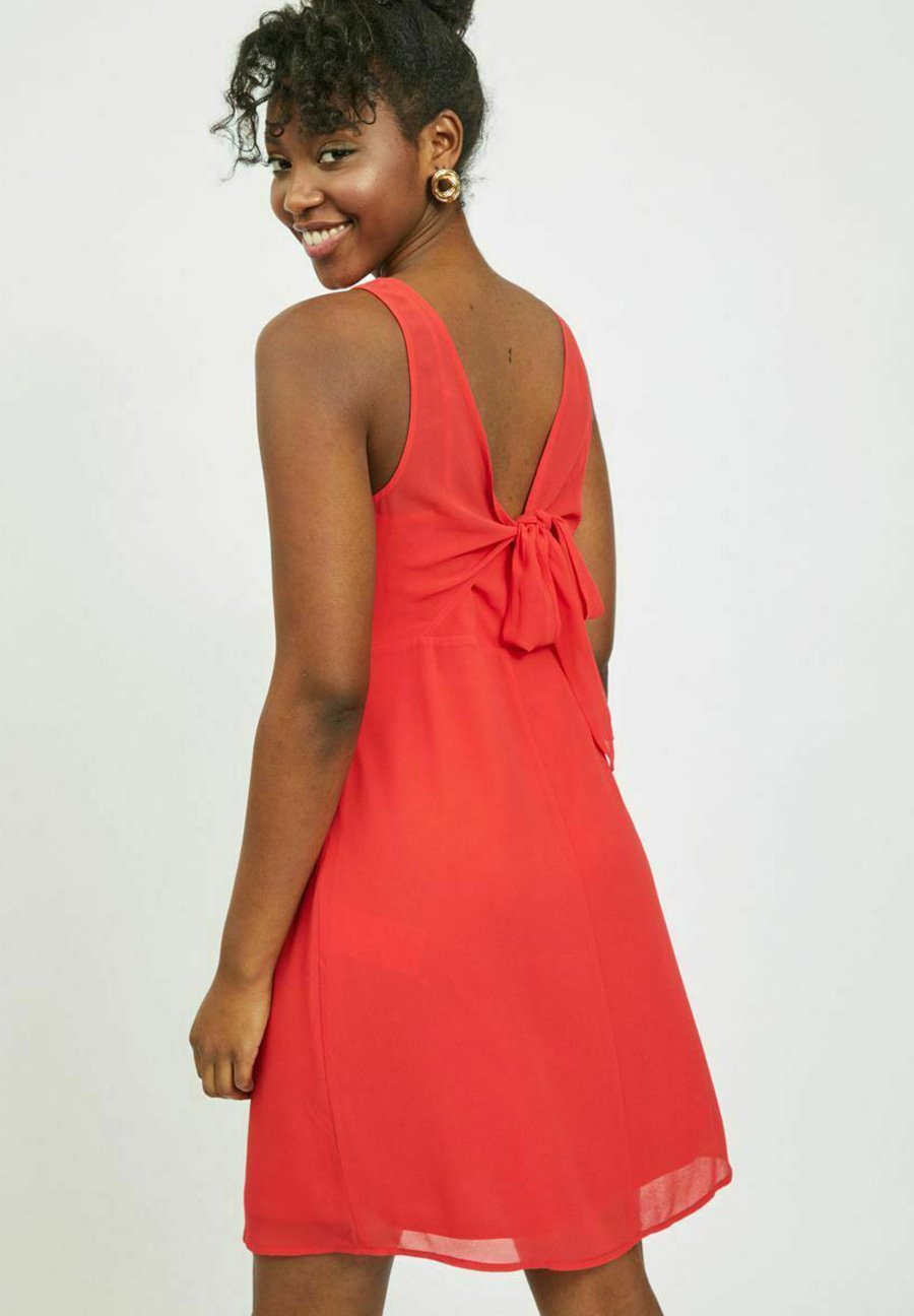 robe zalando rouge