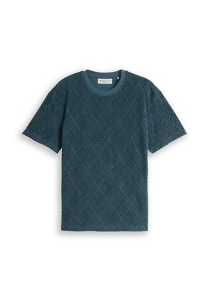 TOM TAILOR DENIM, TOM TAILOR DENIM SHIRT - T-shirt basic - petrol