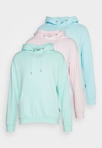 Não selecionado, light blue/mint/pink