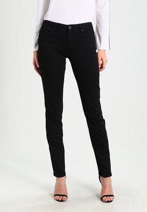 Vaqueros rectos - black denim