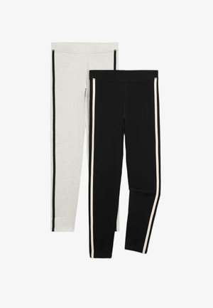 Marks & Spencer, 2 PACK - Leggings - grey black