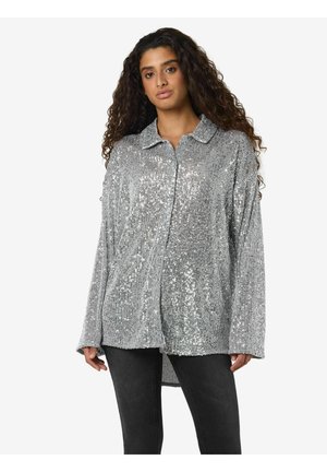Overhemdblouse - silver - coloured