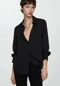 Mango Skjortebluser - black