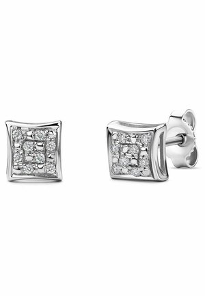 DIAMANT L'ÉTERNEL, 9 KARAT 375 DIAMOND 0 05CT - Earrings - white