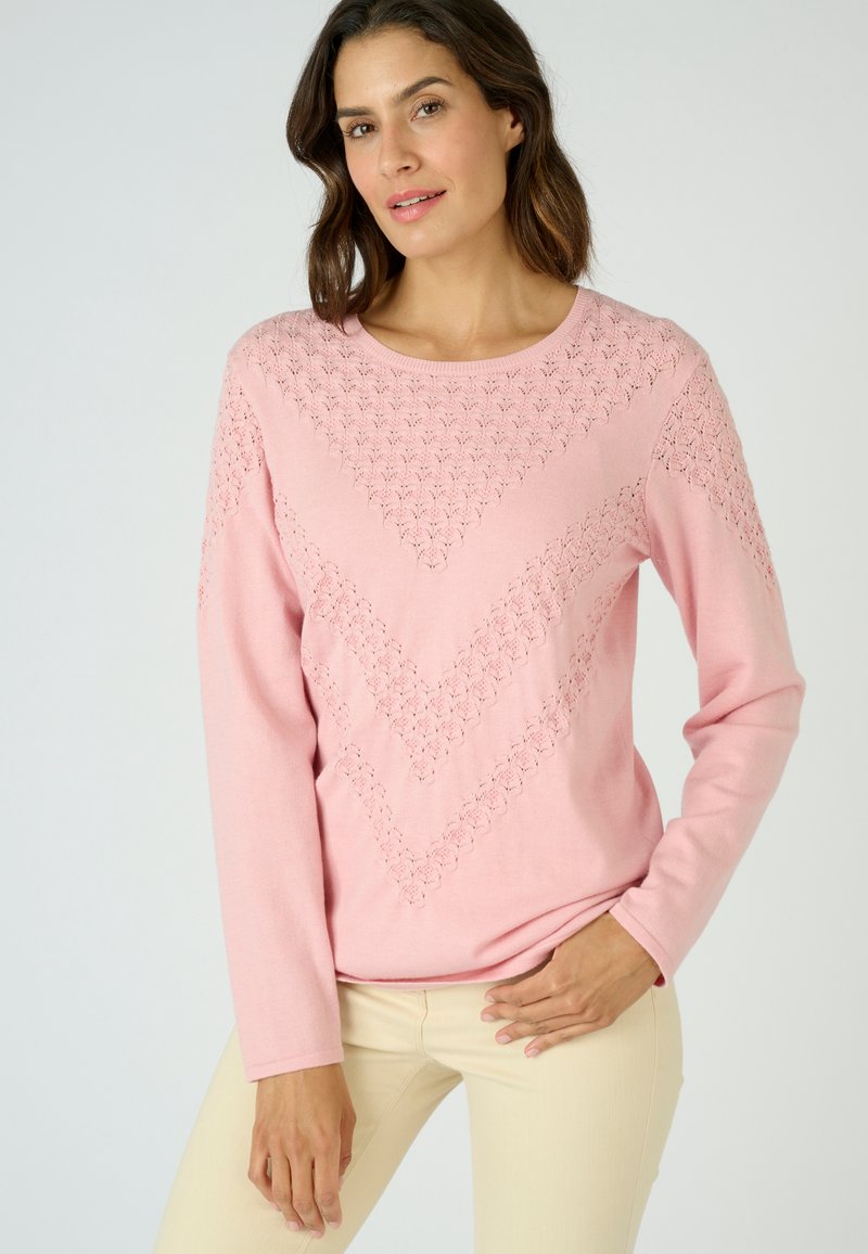 Damart POINT FANTAISIE - Maglione - rose