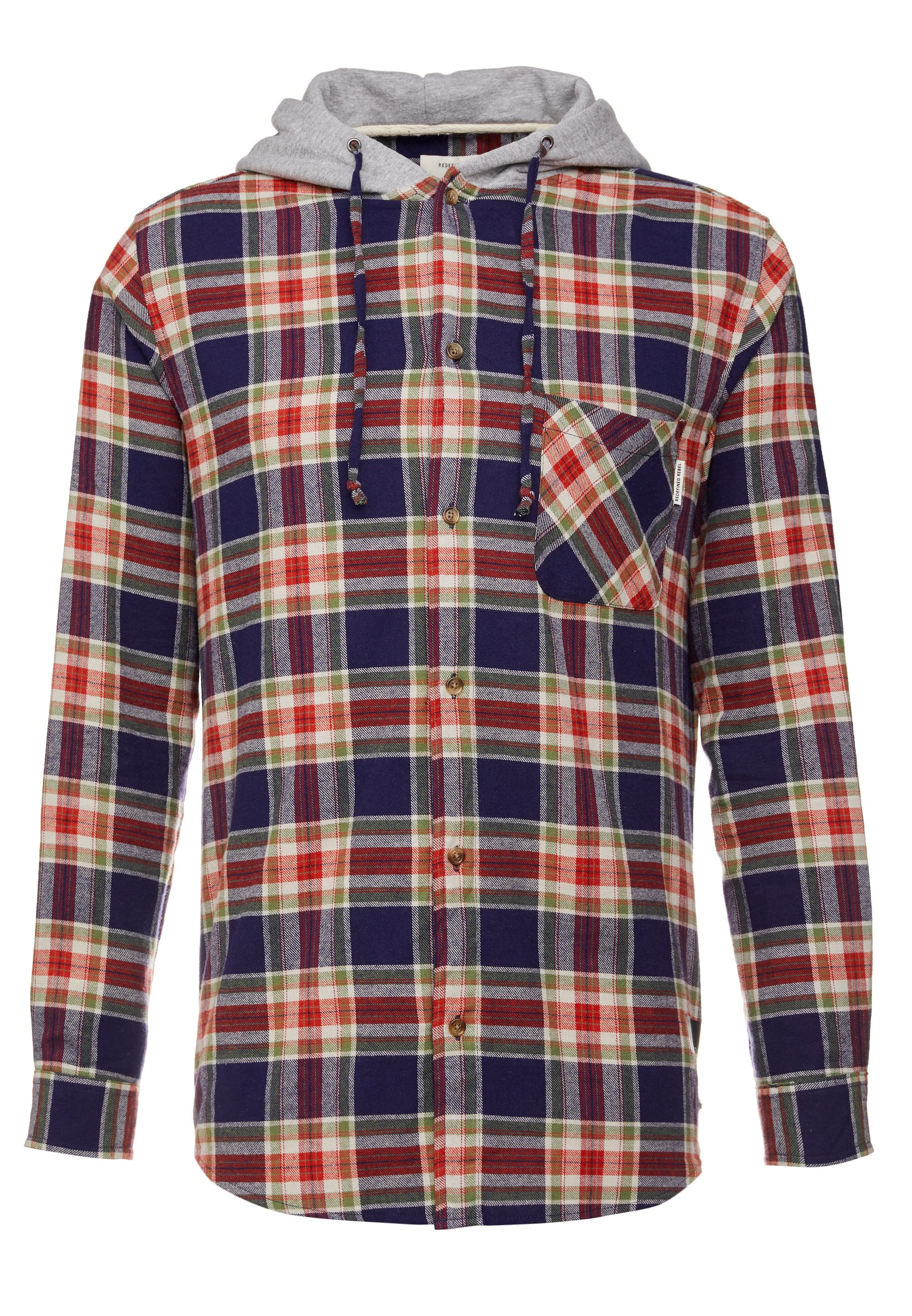 Brick red casual shirt