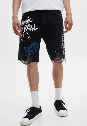 Shorts - mottled dark grey