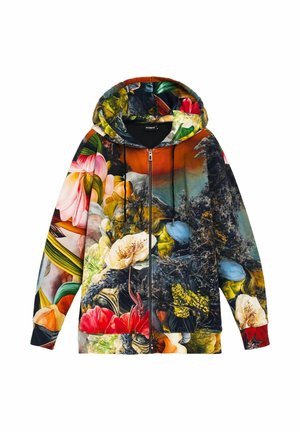 Desigual, Sweater met rits - black