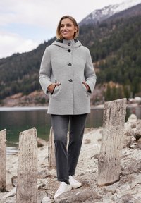 Gil Bret Halflange jas - light grey melange