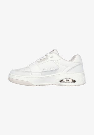 Skechers UNO COURT COURTED - Sneaker low - weiß