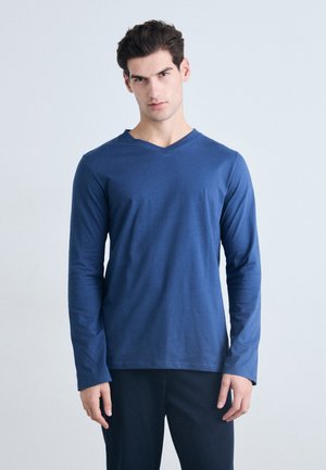 V AUSSCHNITT - Nachtwäsche Shirt - royal