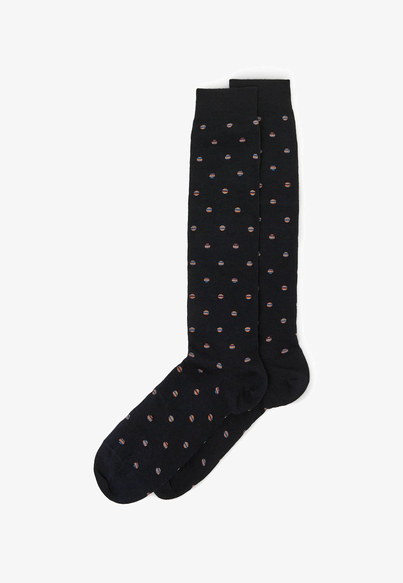 Calzedonia Kniestrümpfe - d blue polka dots