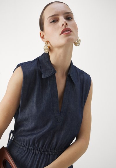 rag & bone ULTRA FEATHERWEIGHT SORAYA DRESS - Robe en jean - rinse