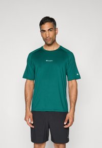 Champion TRAINING CREWNECK  - Sport T-shirt - dark green
