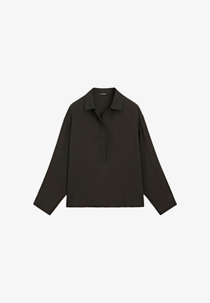 Massimo Dutti, Blouse - dark brown