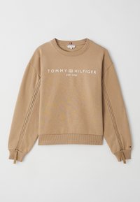 LOGO CREW NECK - Sweatshirt - safari