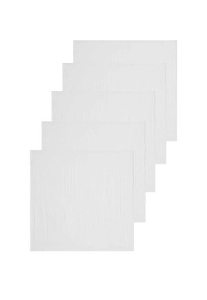 5PK SQUARES - Muslin blanket - white