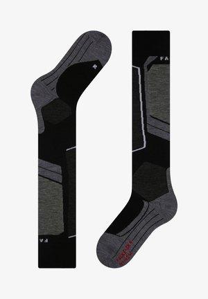 FALKE ADVANCED - Kniekousen - black mix