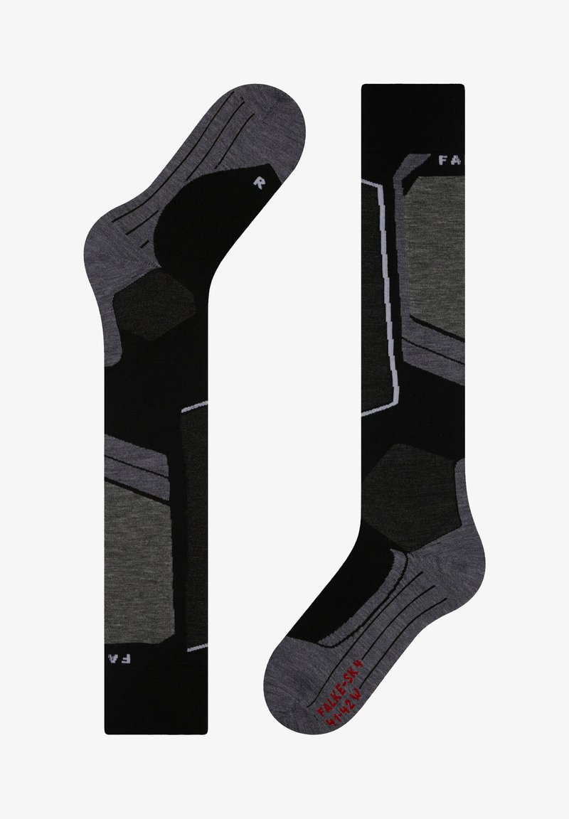 FALKE ADVANCED - Calzettoni - black mix