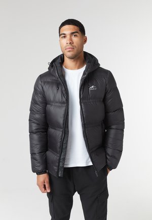 LOGO RACER PUFFER JACKET - Winter jacket - black