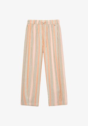 PULL&BEAR, STRIPED BARREL - TROUSERS - Pantalon classique - salmon