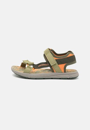 KAHUNA UNISEX - Trekkingsandaler - olive/orange
