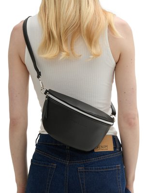 TOM TAILOR DENIM, ROSIE BELT BAG - Ľadvinka - schwarz   black