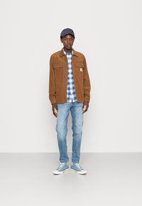 Lee CLEAN WESTERN - Camisa - blue/offwhite