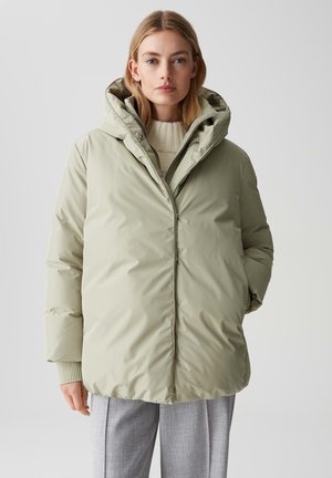 OVAL CUT WEITE PASSFORM - Wintermantel - soft matcha