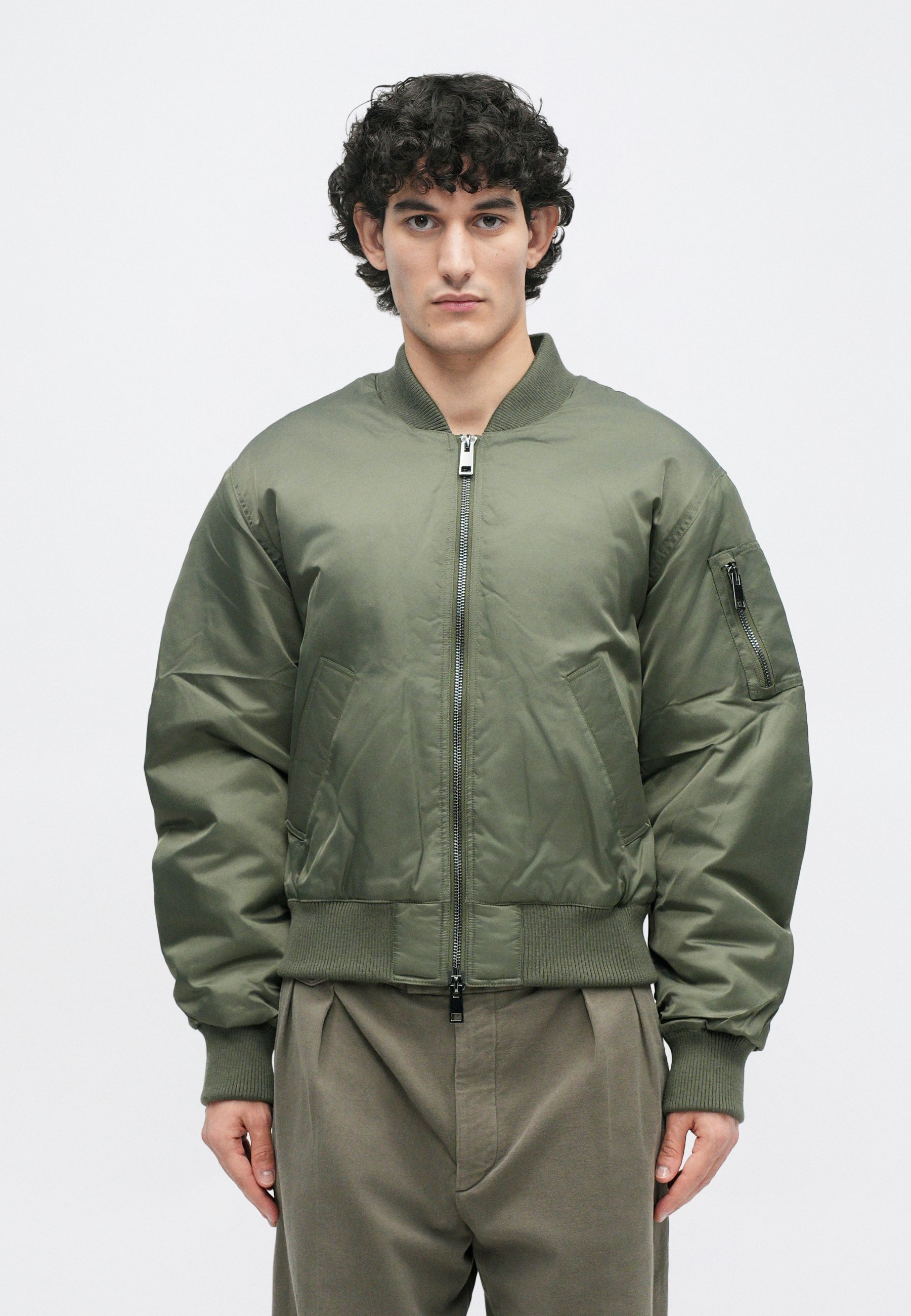OFFICINE GENERALE JAVIER - Bomber Jacket - aventurine green/dark
