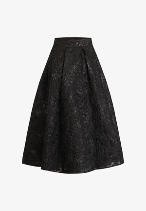 Apart, JACQUARD ROCK - Faltenrock - schwarz