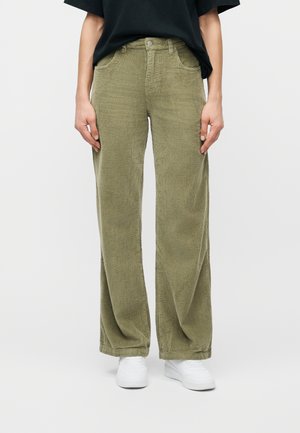 DAWN PATROL - Auduma bikses - oil green