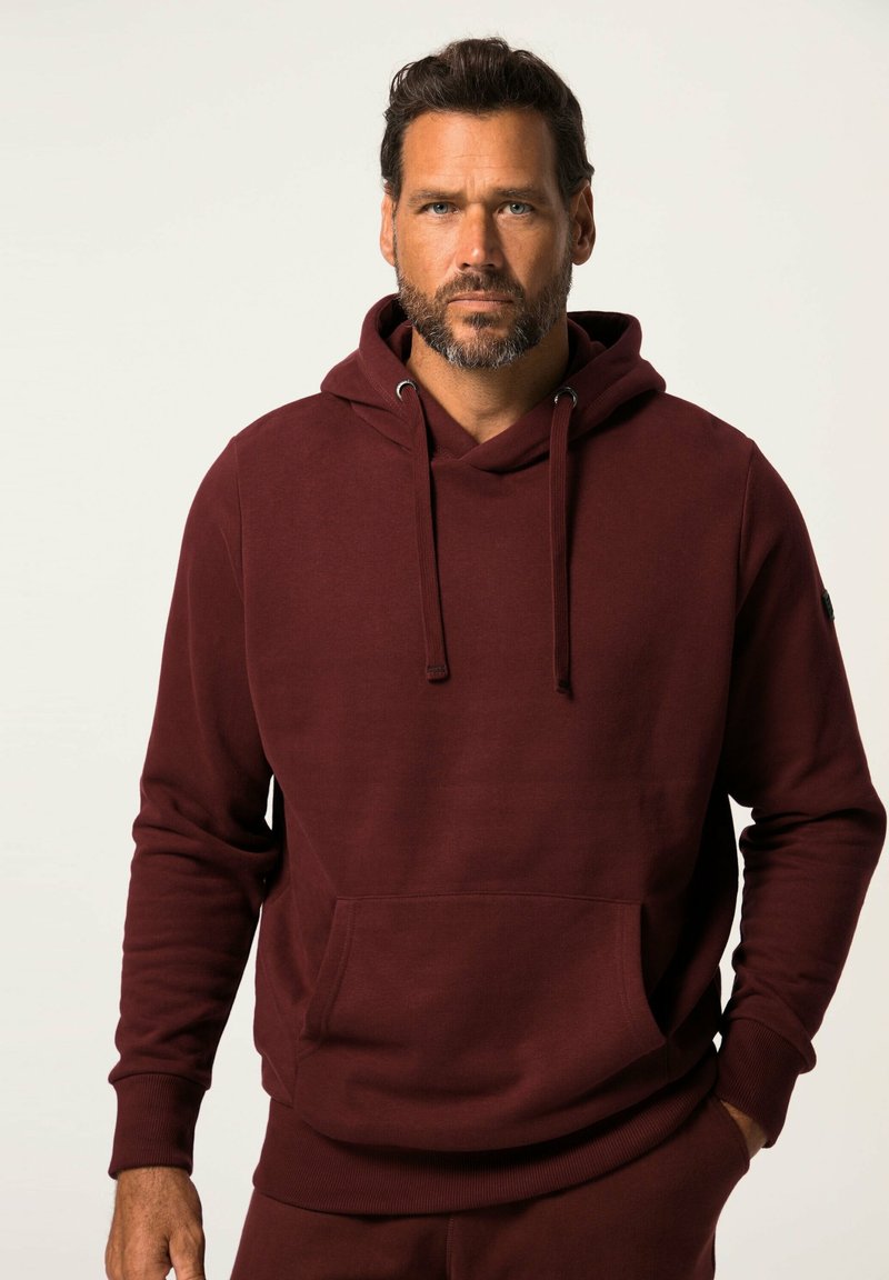 JP1880 HOMEWEAR POCHE KANGOUROU JUSQUAU 8 XL - Felpa - dark red