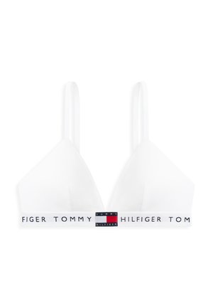 Tommy Hilfiger, HERITAGE LOGO REMOVABLE PADDING TRIANGLE BRA - Soutien-gorge triangle - white