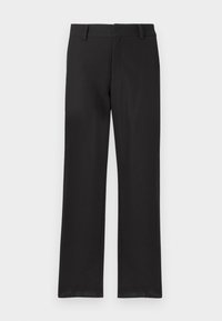 STRAIGHT LEG TROUSERS UNISEX - Stoffhose - anthracite black