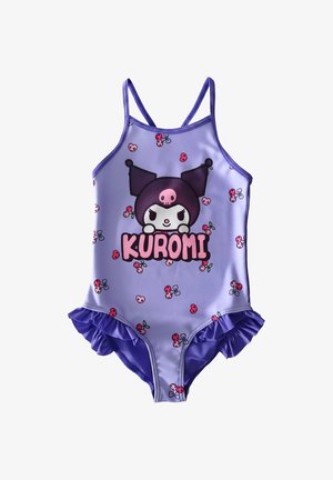 Hello Kitty, HELLO KITTY KUROMI BADEANZUG MIT RÜSCHEN SCHWIMMANZUG EINTEILER - Swimsuit - lila