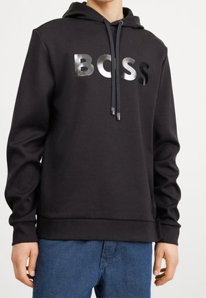 Jersey con capucha - black