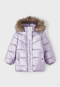 Name it NMFMAGGY PUFFER - Zimní bunda - lavender gray